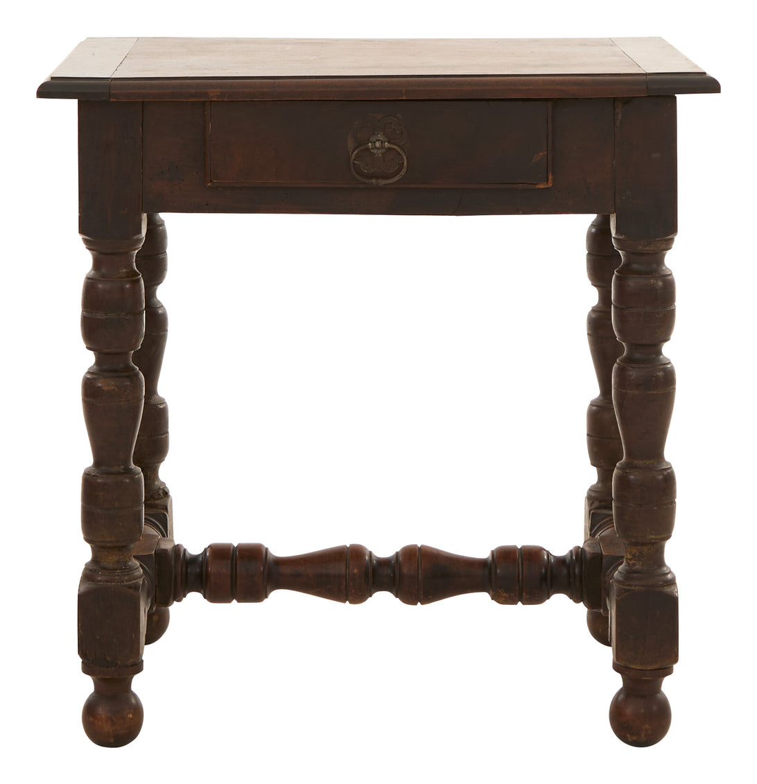 Antique Spanish Wood Side Table