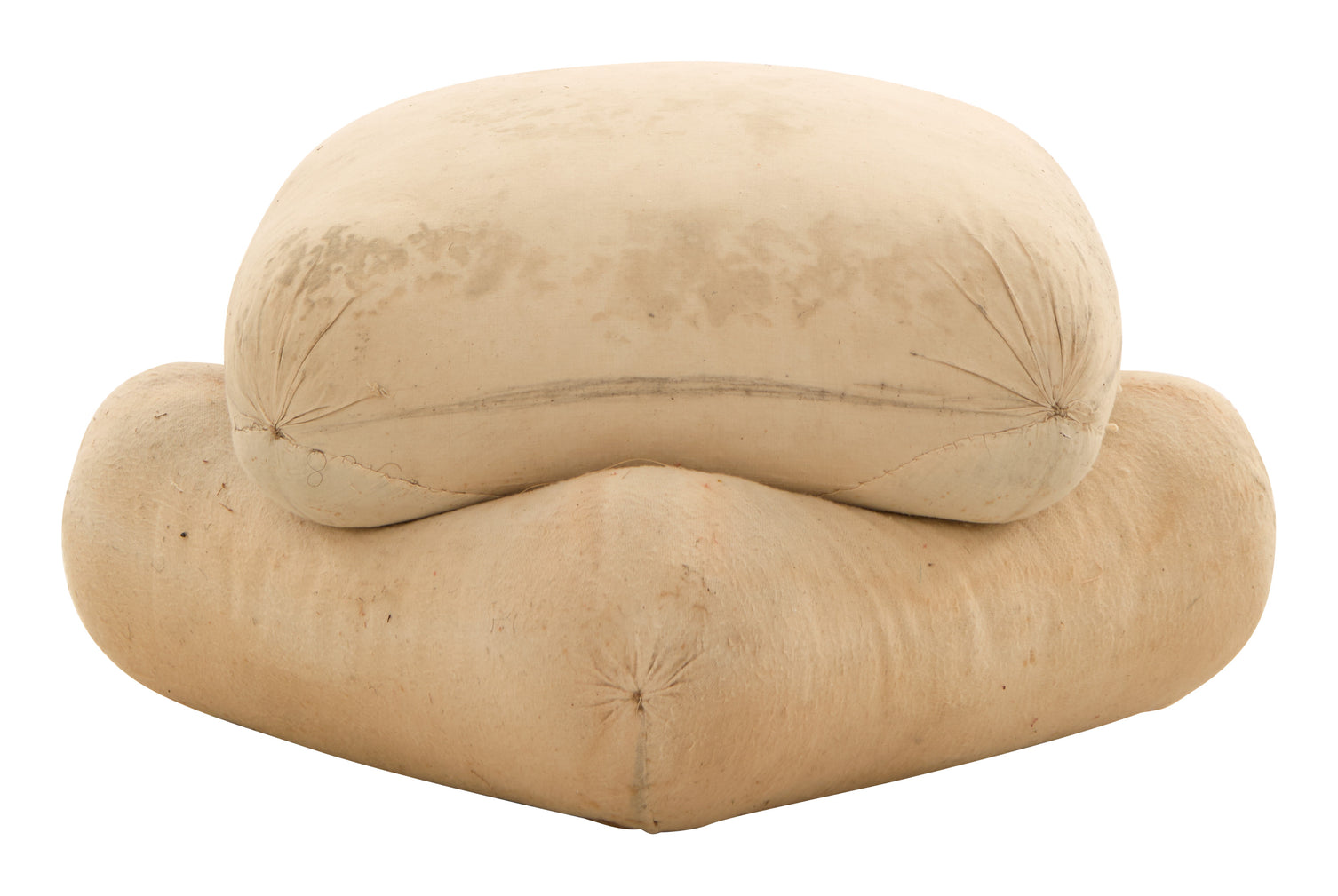 Antique Unupholstered Pouf