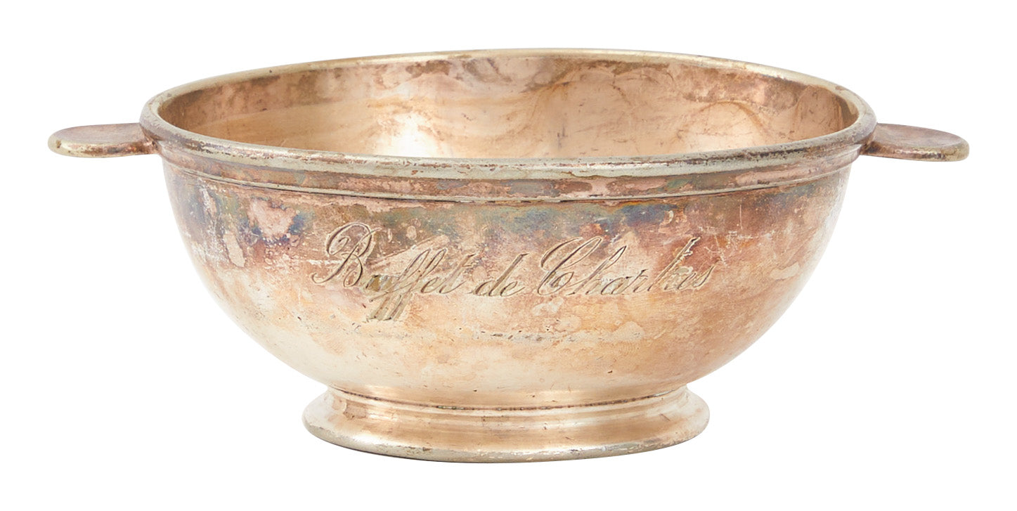 Antique Hotel Silver Bowl - Small