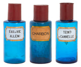 Antique Blue Apothecary Bottle - Small