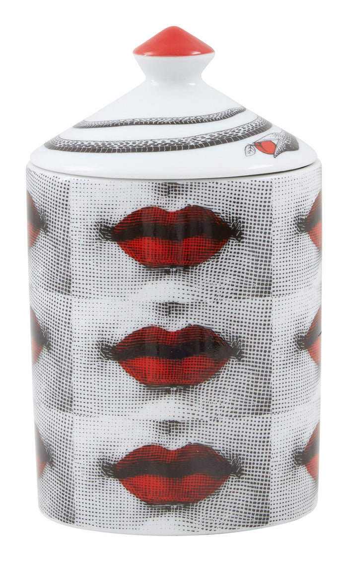 Fornasetti Se Poi Bocche Candle