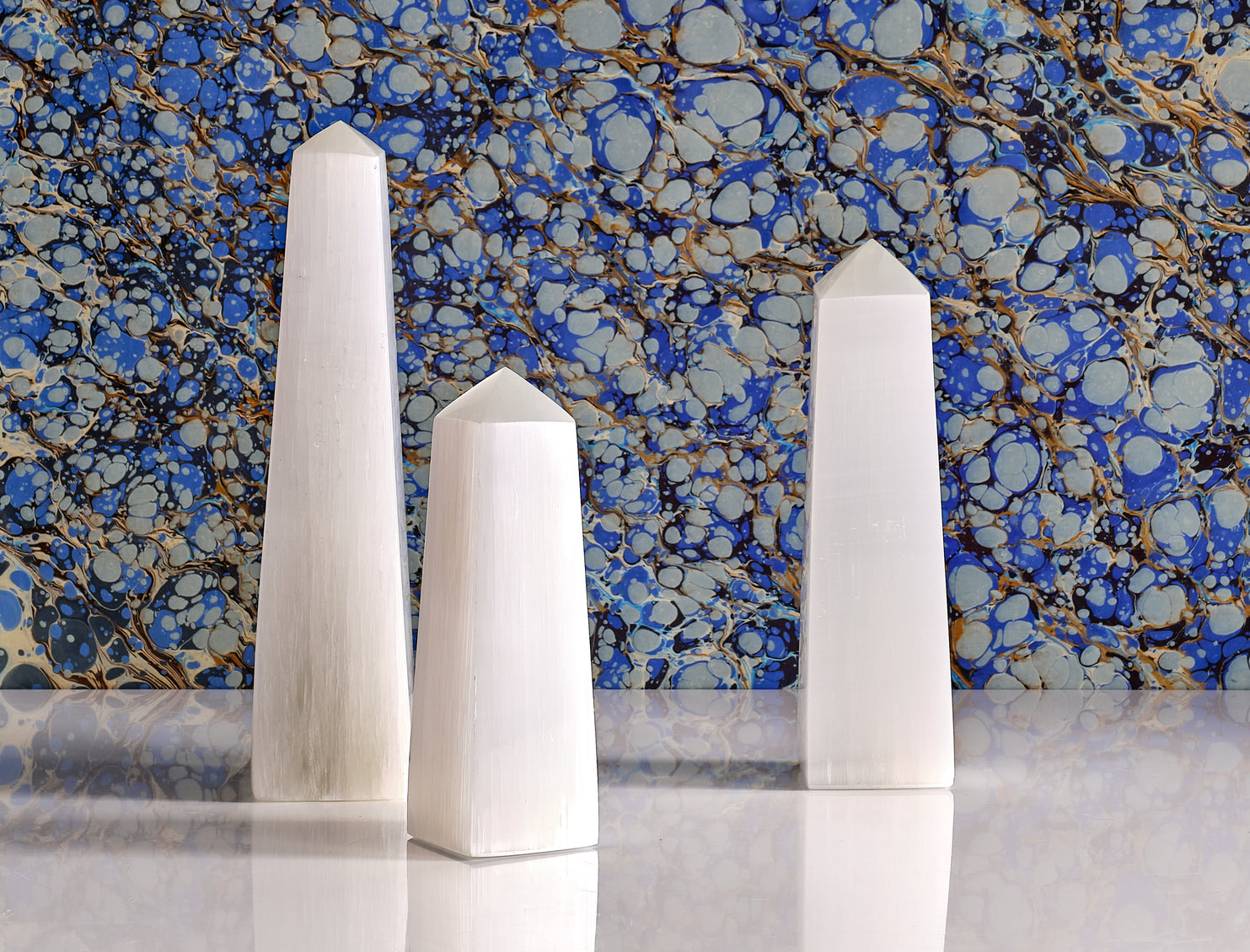 Selenite Obelisks