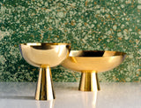 Brass Pedestal Bowls