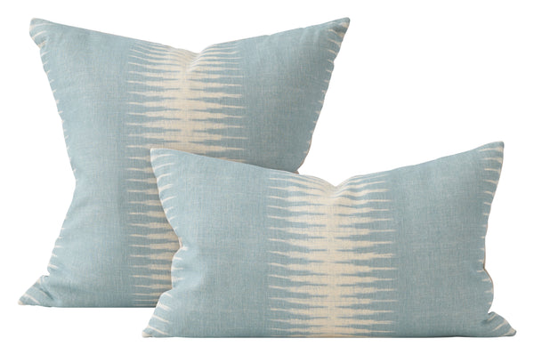 Peter Dunham Ikat Ocean Pillows