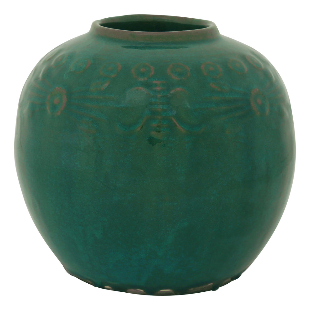Embellished Turquoise Jar