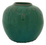 Embellished Turquoise Jar