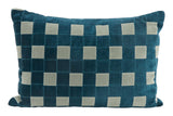 Grid Blue Pillows
