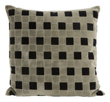Grid Black Pillows