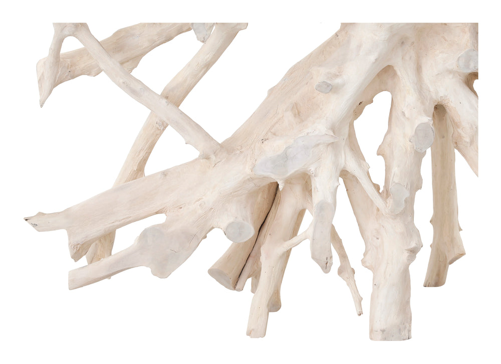 Small Bleached Teak Root Console