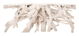 Large Bleached Teak Root Console