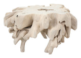 Small Bleached Teak Root Coffee Table
