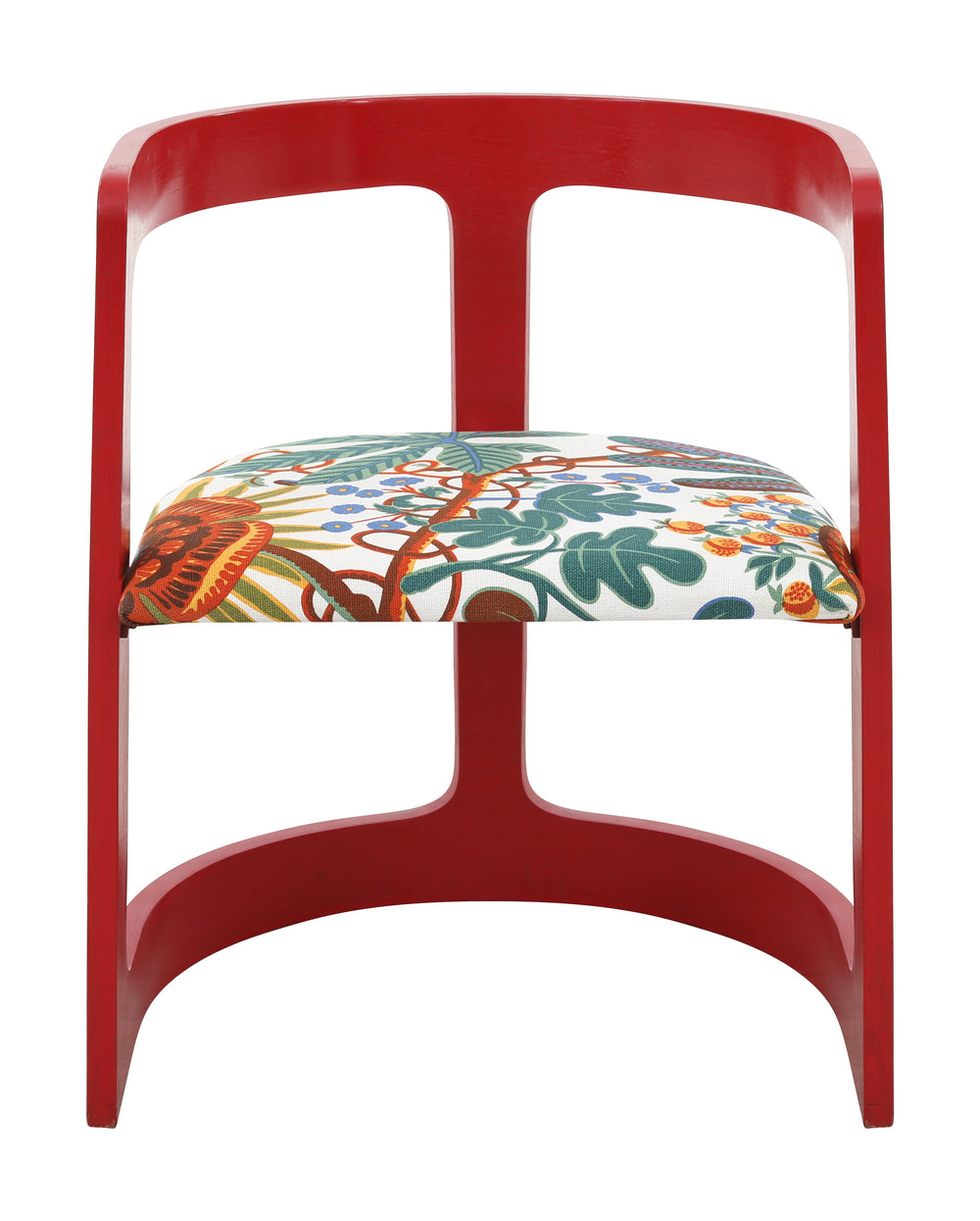 Vintage MCM Red Bentwood Chair
