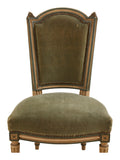 Antique Petite Velvet Chair