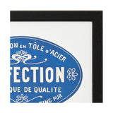Vintage Framed French "Perfection" Label