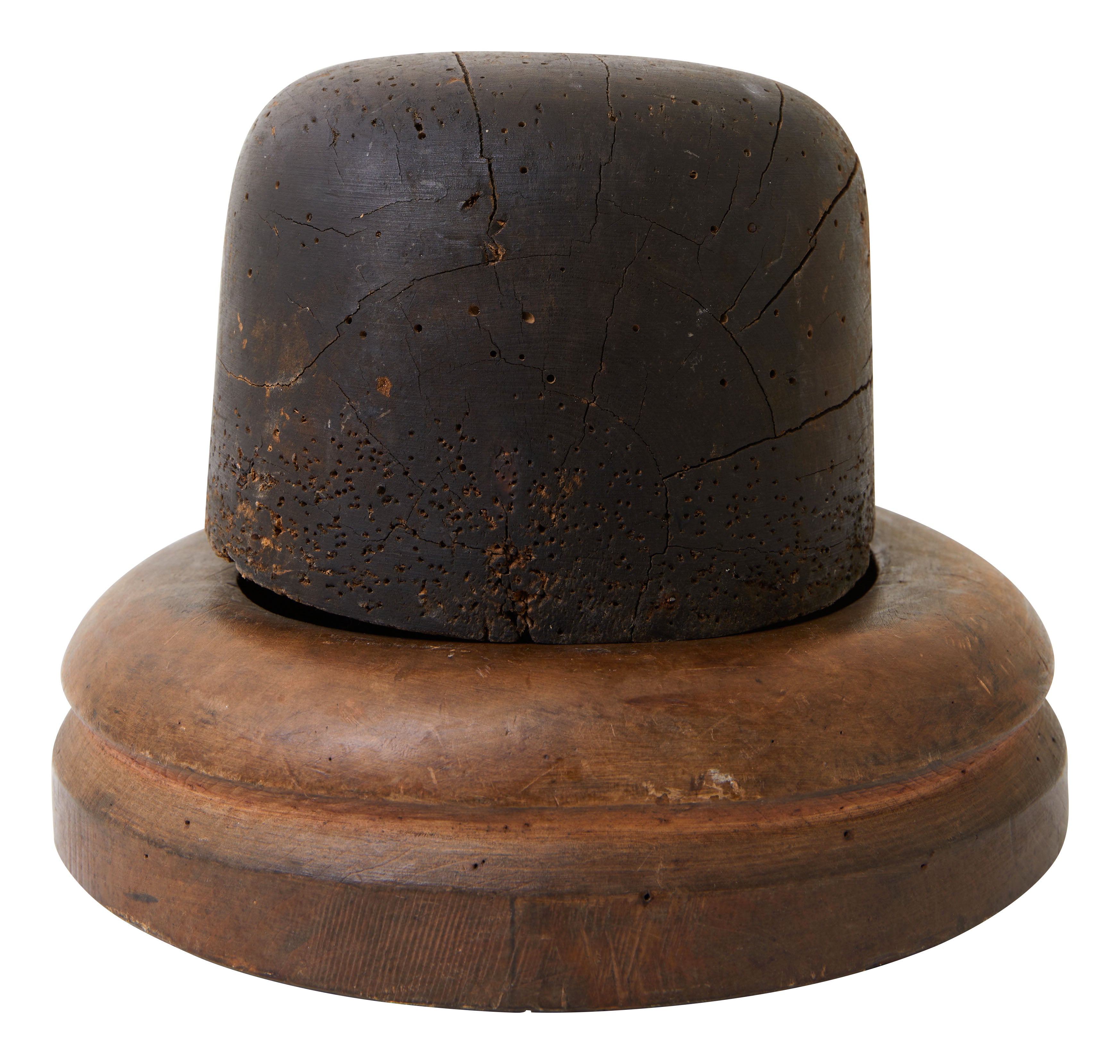 Vintage Wood Hat Mold I