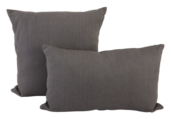 Linen Graphite Pillows