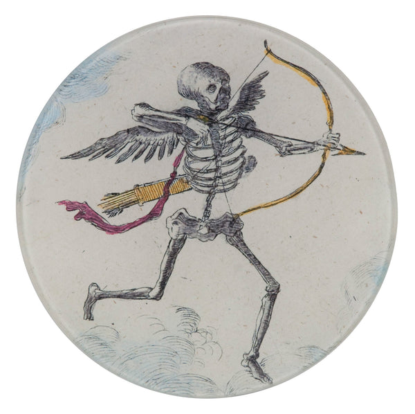 Skeleton With Arrow Plate