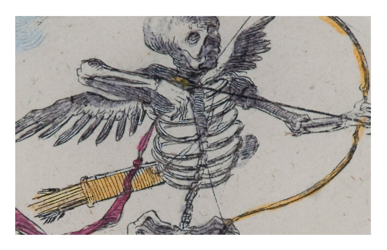 Skeleton With Arrow Plate