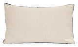 Navy Mohair Pillows