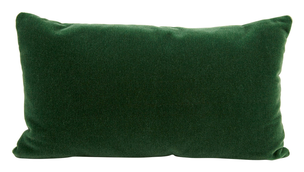 Emerald Mohair Pillows