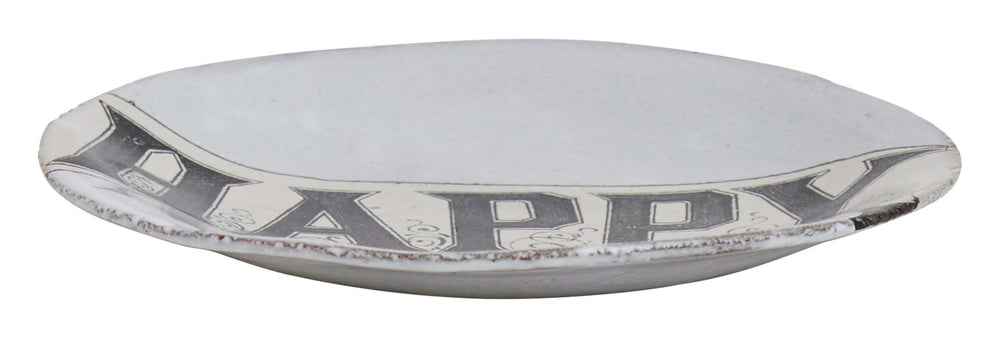 Astier de Villatte Happy Ceramic Plate