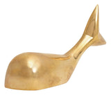 Brass Whale Paperweight