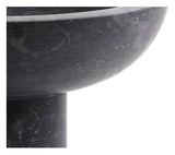 Black Marble Footed Bowl