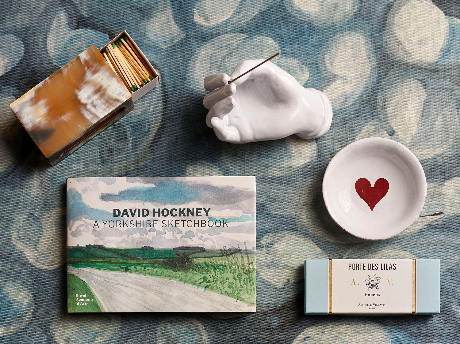 Astier de Villatte Serena Hand Incense Holder & Jayson Home